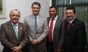 deputados com presidente da OMC