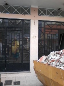 Casa está em obras para abrigar migrantes