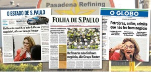 Manchetes de hoje do Estadão, Folha e Globo. Coincidência? Claro que não.