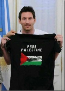 messi palestina