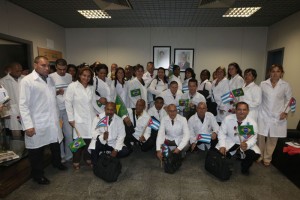 Chegada de médicos cubanos a Salvador Foto: Adenilson Nunes/GOVBA Local aeroporto internacional de Salvador