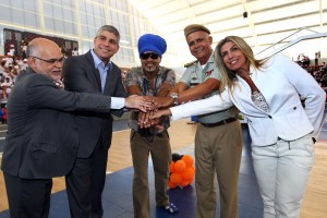 Polícia Militar da Bahia forma crianças e adolescentes alunos do Proerd .Foto: Camila Souza/GOVBA
