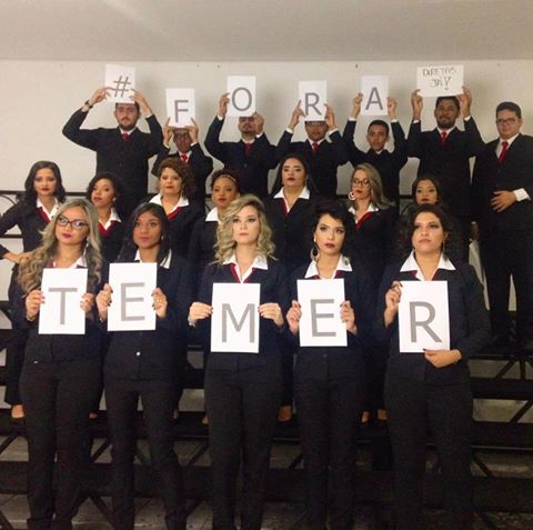 Turma de formandos de Jornalismo da Universidade Federal do Piauí.  [foto Camila Fortes]           