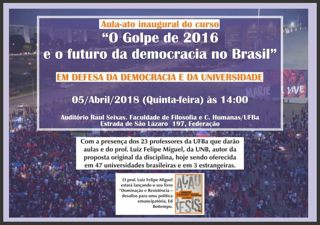 aula golpe