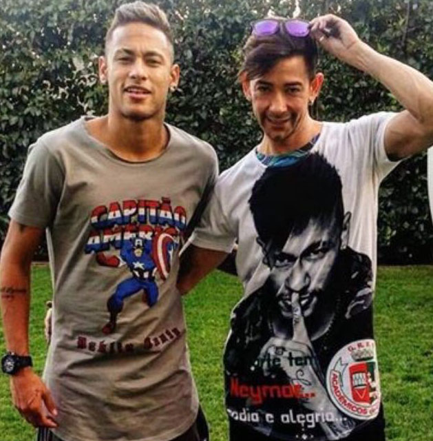 Neymar e Wagner Tenório (foto: redes sociais)