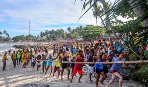 Puxada do Mastro 11-01. Foto -Clodoaldo Ribeiro