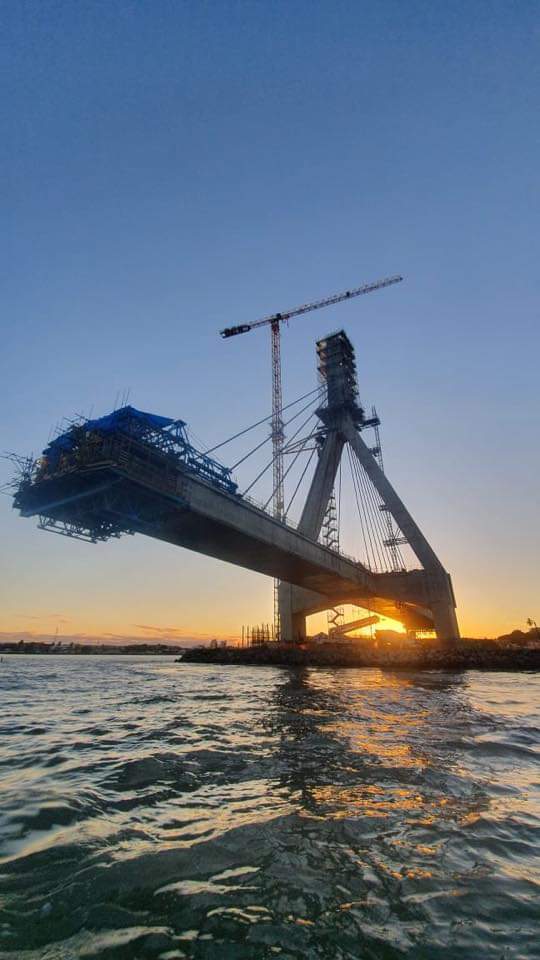 A nova ponte Ilhéus-Pontal já nasce com ares de cartão postal. (Foto: Leonardo Albuquerque) 