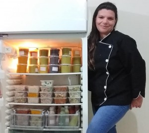 Angelita Busato expandiu o negócio de avaliação nutricional e começou a produzir refeições a partir de dietas específicas. Crédito: Divulgação