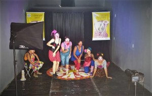 BASTIDORES GRAVACAO CLOWNTILDES VARIETE - COLETIVO AS MADALLENAS (1)