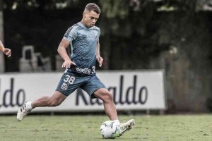 Sandry é um dos destaques do time praianoFoto: Ivan Storti/Santos FC)