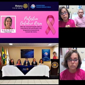 Rotary club de Itabuna promoveu palestra sobre outubro rosa com Grupo se Toque