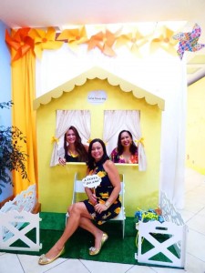 Sara, Sandra e Gabriela, da Casa Amarela